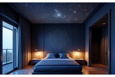 Soverom med stjernehimmel tak i Celestial Suite